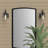 Loucks Dimmable Steel Wall Sconce with Hand Blown Glass Shade -265087047