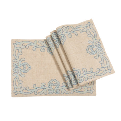 Embroidered Rectangle Placemat