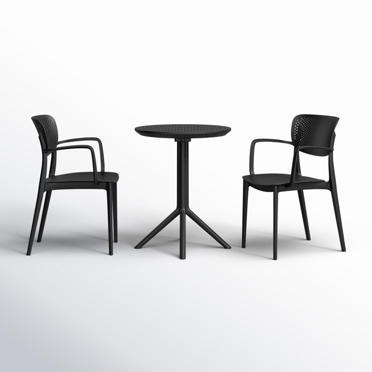 Farrah Round 2 - Person 24" Long Bistro Set