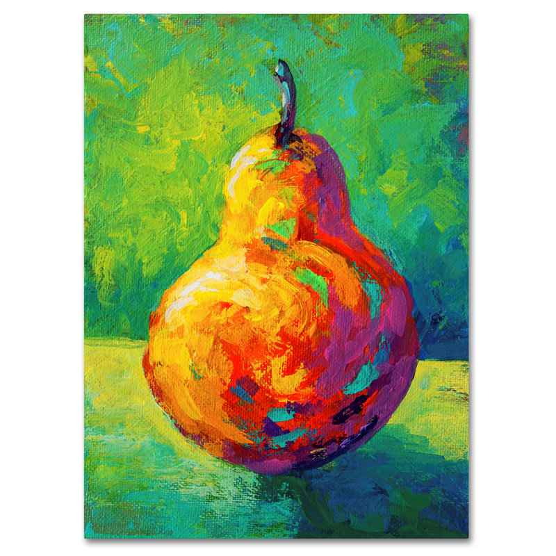 Kucera «Pear V», reproduction sur toile tendue, H 19 po x l 14 po