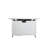 43" Metal Rectangular Fire Pit – Outdoor Patio Heating Table