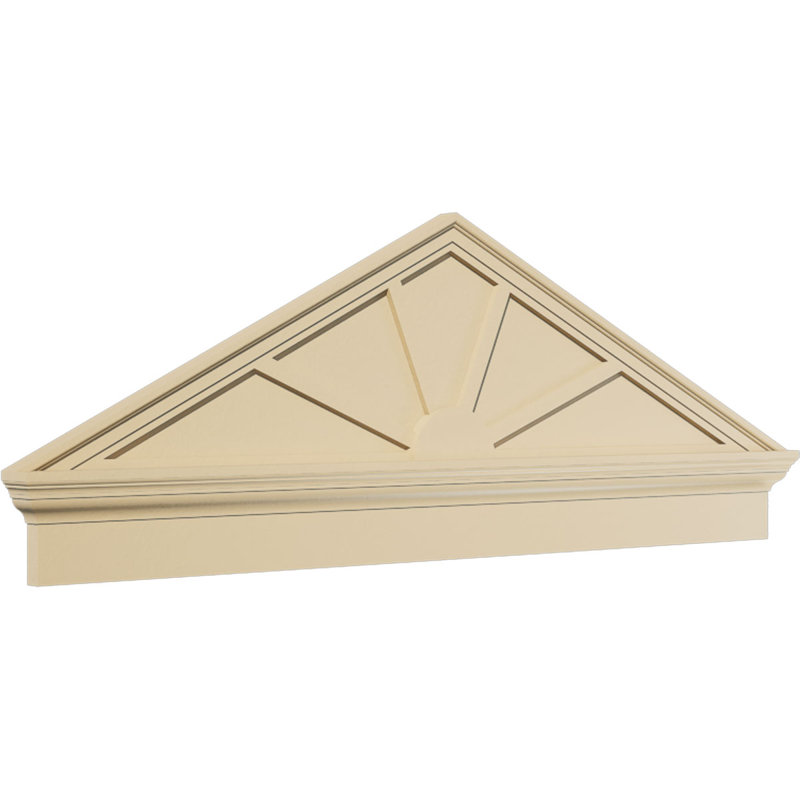 Fronton en uréthane Signature, 56 po x 20,875 po x 2,75 po, Combinaison, 4 rayons