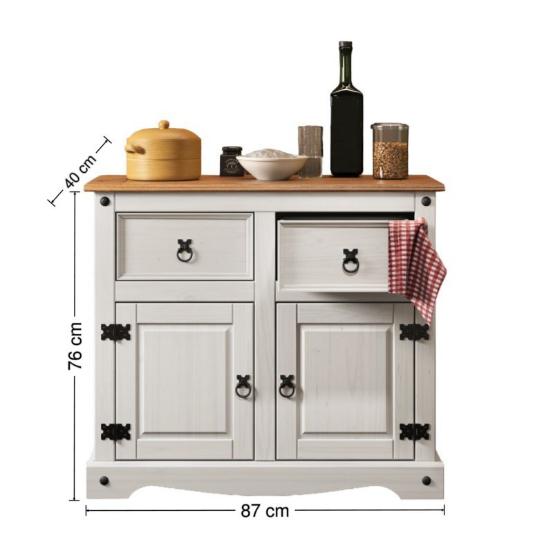 87cm Sideboard with Bar Hutch