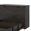 Grand lit escamotable, lit pliable avec station de charge et tiroir de rangement, armoire de lit plateforme Farmhouse-16026975
