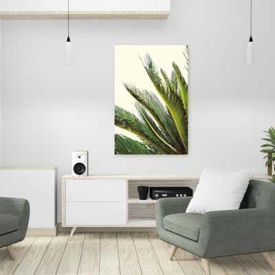 Contemporary Art Elegant Organic Peaceful Palm Nature Landscape Wall Art