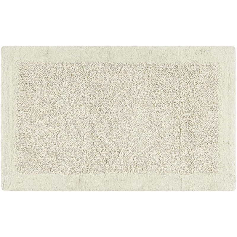 Tapis en coton touffeté à la main Master Bath, H 27 po x l 45 po, Naturel