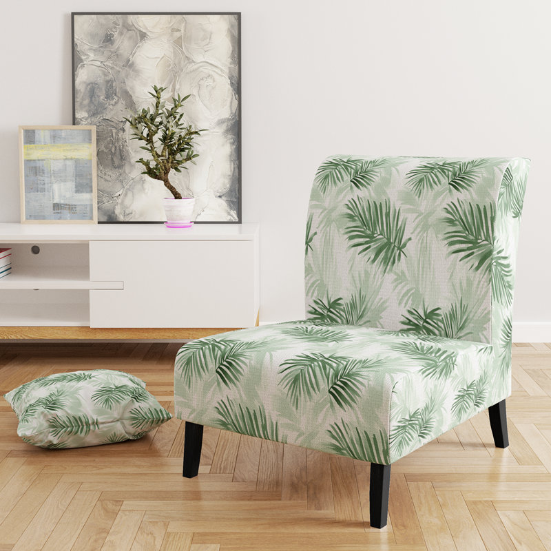 Fauteuil de chambre Floral, Pantoufle sans accoudoirs
