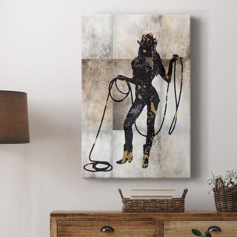 Cowgirl III - galerie Cavas sur mesure, H 18 po x l 12 po