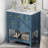 30'' Bathroom Vanity With Ceramic Sink Combo, Free Standing Single Vanity Set With 5 Drawers, Solid Wood Frame Bathroom Storage Cabinet, Bathroom Vanity-1495406254
