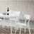 Roma Contemporary White Round Dining Table
