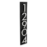 Floating Modern 6" Number Vertical Address Plaque (5 Characters)