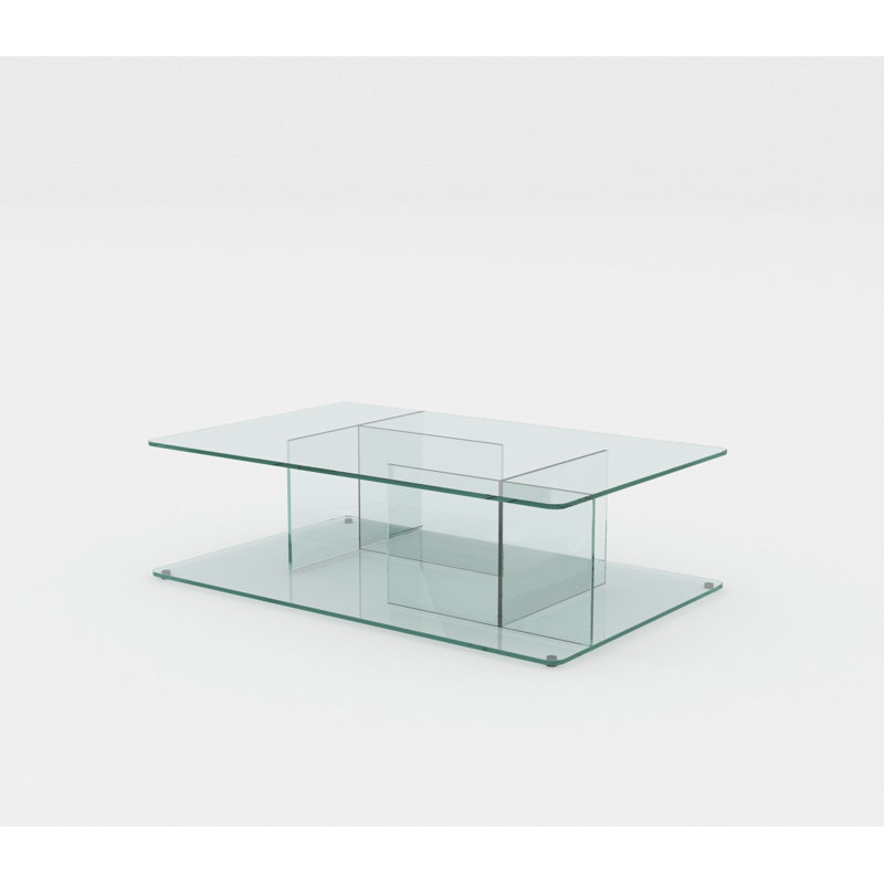 Lucent Glass Coffee Table, Clear