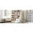 Doorless Wooden Storage Wardrobe For Dedroom With Shelves And 3 Drawers-1636198097