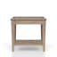 Sand Finished End Table with Storage Drawer, Perfect for Transitional and Casual Living Spaces, Enhancing Both Style and Functionality.-1710809066