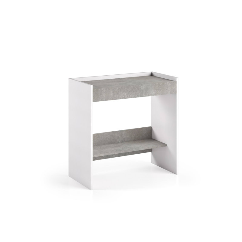 Gurtej Writing Desk, Grey, Grey