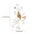 Ginkgo Leaf Wall Lamp Flush Mounted Sconce
