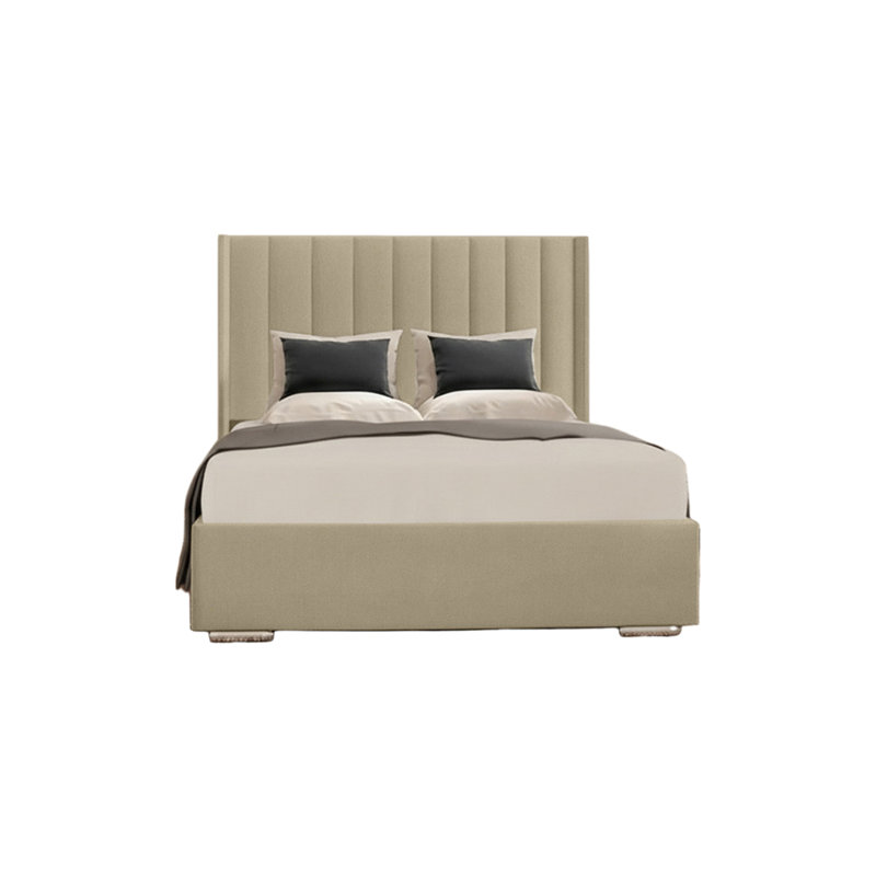 Chiedu Bed Frame, Coffee, Double