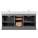 Currahee 72'' Free-standing Double Bathroom Vanity with Engineered Stone Vanity Top
