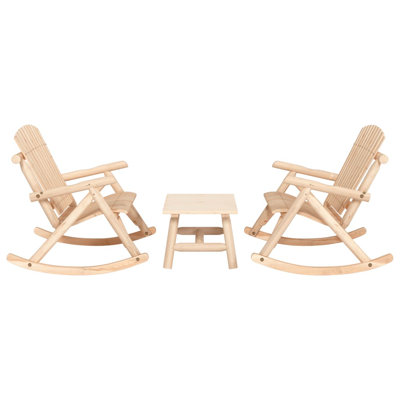 Solid Wood 4 - Person Seating Group