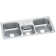 Celebrity 43" L x 22" W Triple Basin Drop-in Kitchen Sink