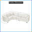 Canapé modulaire incurvé courbé beige-978830031