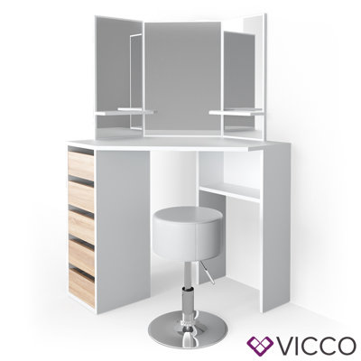 Russellville Dressing Table with Mirror