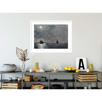 «Eastern Point Light» par Winslow Homer, impression giclée sur cadre