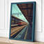 Platform Under Steel Industrial - Wrapped Canvas-2066138196-2066138202