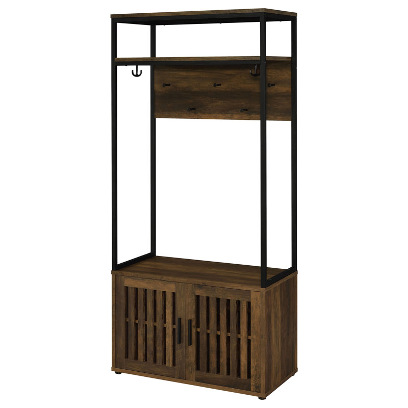 Arbre d'entrée 31,5 po de large avec banc et rangement pour chaussures Rhetta