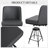 Meliton 26" Swivel Upholstered Counter Stool-818628977-845495497
