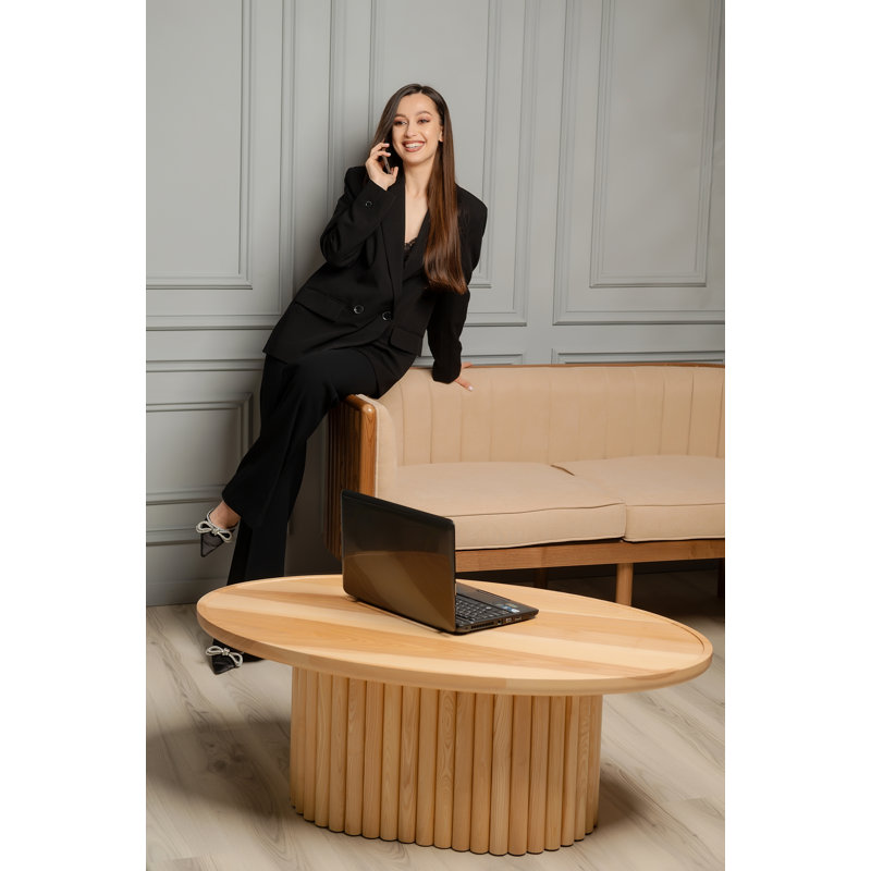 Alton Coffee Table, Matte Ash