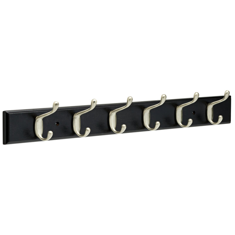 Portemanteaux mural Canup Rail, Noir