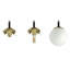 Glass Semi Flush Mount