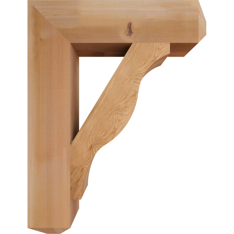 Support pour artisan Funston, H 34 po x l 5,5 po x P 26 po, Lisse, Cèdre rouge