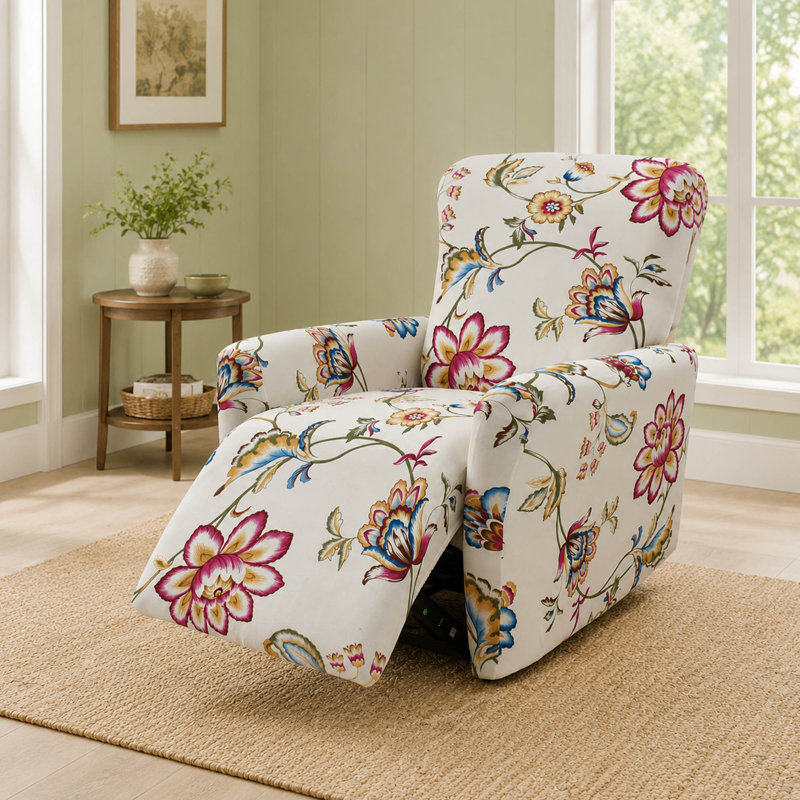 Housse extensible pour fauteuil inclinable 4 pièces