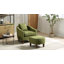 Fauteuil demi-tonneau avec repose-pieds Ohman 29,13 pouces de large-87377352