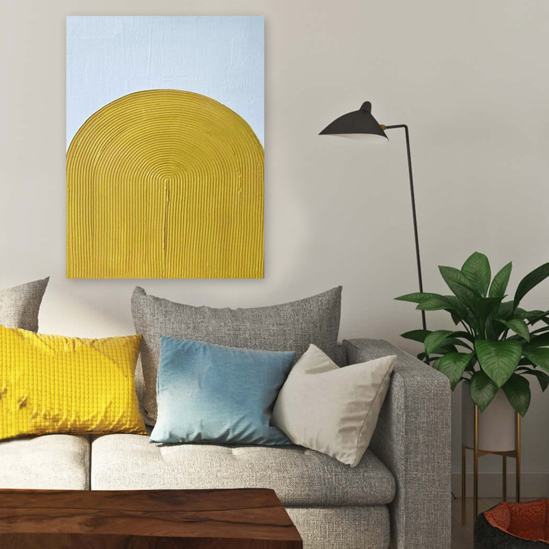 Peinture sur toile 3D faite à la main, 19,7 x 27,6 pouces | 100% toile, 100% cadre en bois (épaisseur: 1,2 po) | Peinture vibrante à l'acrylique et à l'huile, art décoratif unique pour la décoration intérieure et les espaces contemporains