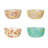 Traver Round Glass Bowl With 4 Pattern Design Styles