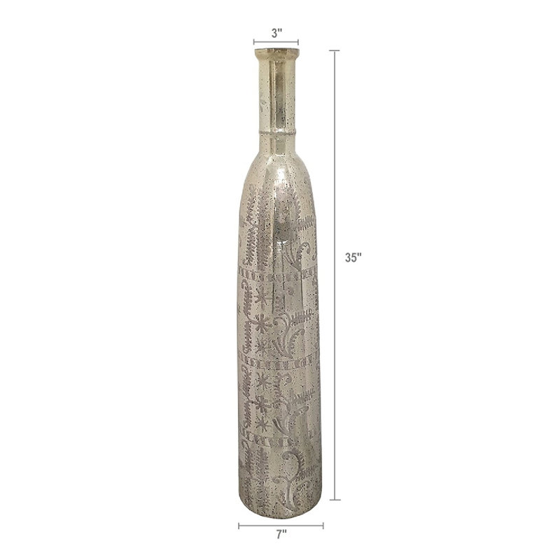 Grand vase en verre Frost