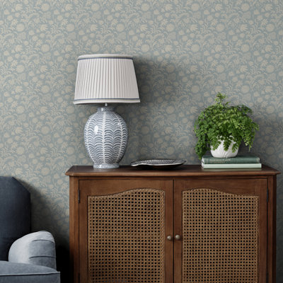 Laura Ashley Hemingway Seaspray Wallpaper