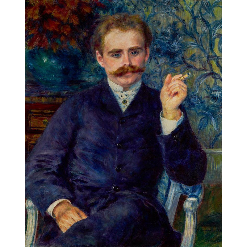 «Alcott Hill® Renoir, Pierre, Auguste», reproduction d'art sur toile tendue: Albert Cahen d'Anvers, 1881, H 34 po x l 28 po