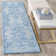 Harger Hand Tufted Wool/Viscose Geometric Rug in Blue