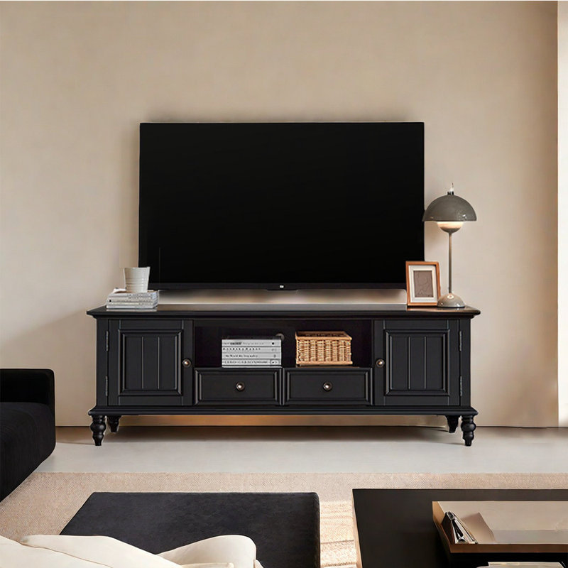 Modern style TV stand, Black