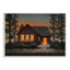 «Cabin in the Woods Country Landscape» par Ziwei Li - reproduction d'art