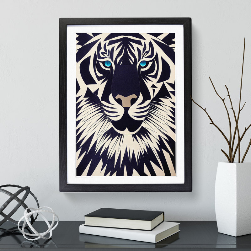 Tiger Abstract - Single Picture Frame Print