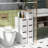Inbox Zero 2 Pcs 4-drawer Narrow Rolling Storage Cabinet With Pull Handles Built-in Wheels