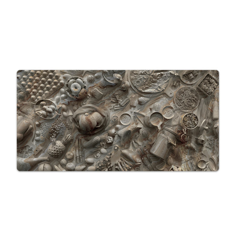 Polyvinyl Chloride (PVC) Desk Pad, 0.1cm H x 120cm W x 60cm D