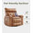 Large Widened Recliner with Vibration and Heating Massage, Retro PU Leather Massage Recliner with Cup Holder and Side Pockets, Simple Tilt with 1.5 Times Sponge Filling, for Bedroom, Living Room-2005855696