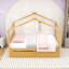 Lit double sur le toit avec tiroirs de rangement-790502758