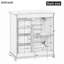 Meuble-lavabo avec lavabo, armoire de salle de bain avec tiroirs, structure solide et panneau de fibres à densité moyenne-1964306241